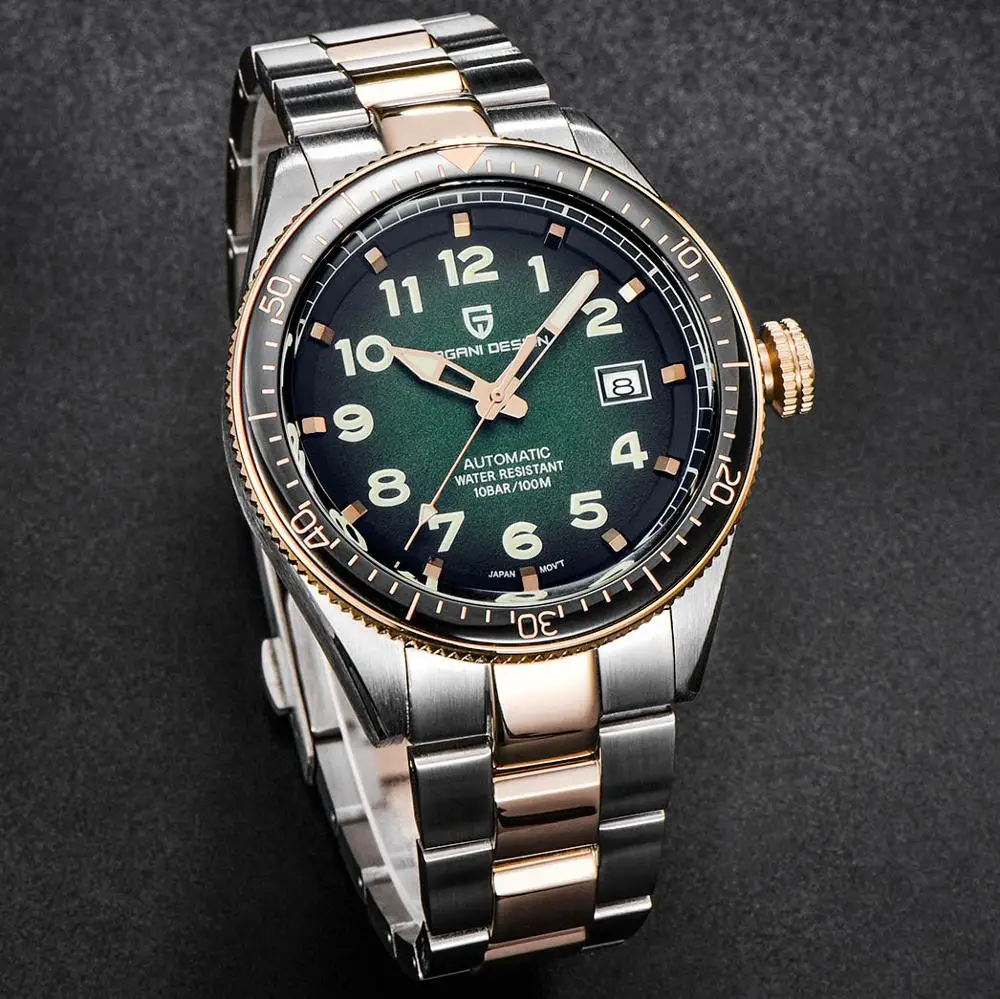 PAGANI Дизайн Роскошный бренд механические часы для мужчин нержавеющая сталь