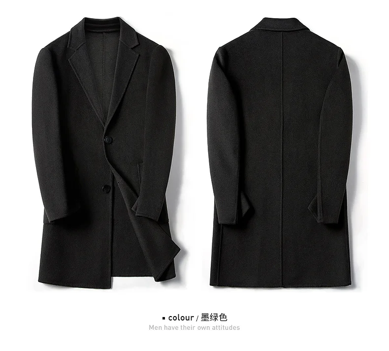 winter jacket men's high quality casual wild men's jacket with buttons