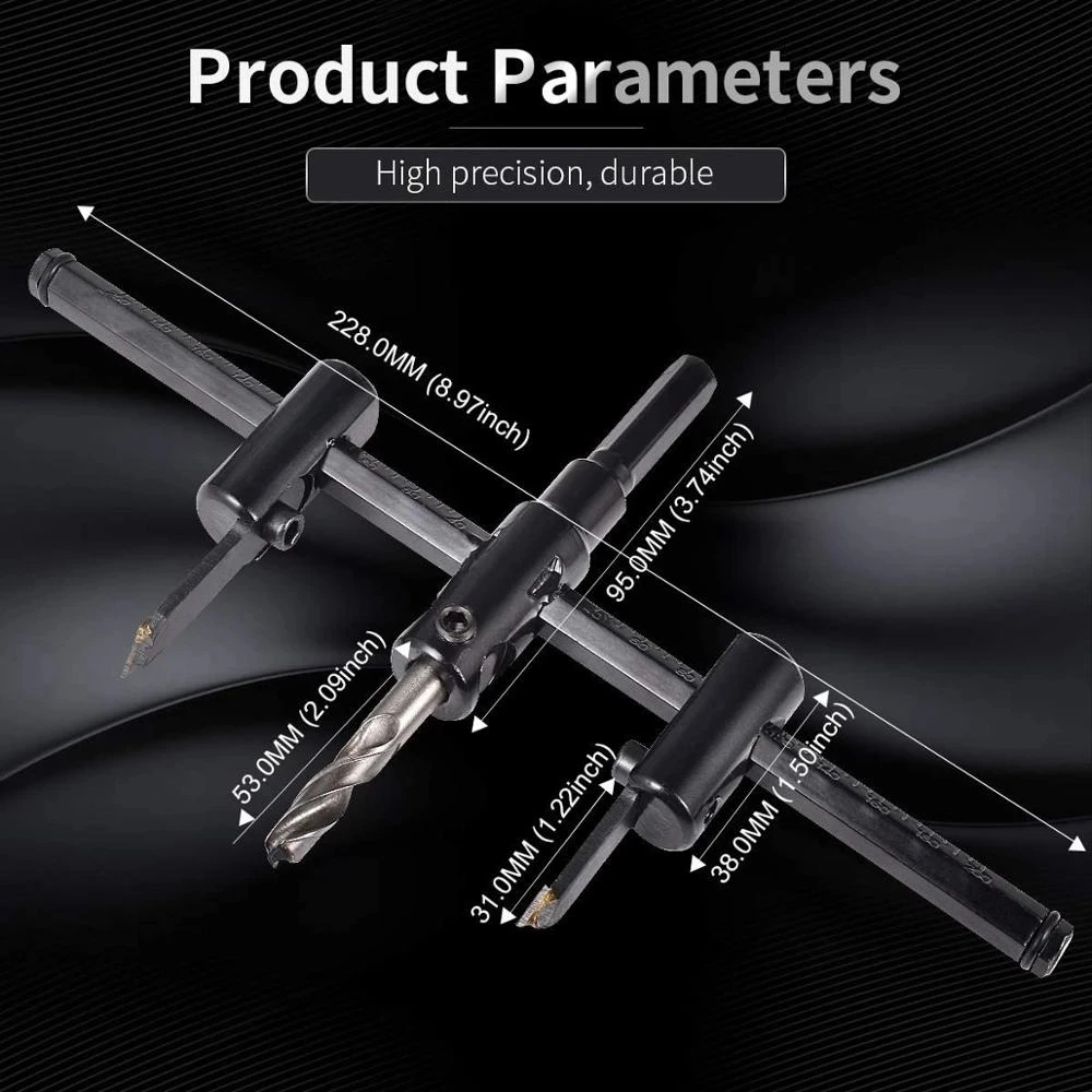 1 шт. 30 мм-200 мм открывалка для деревообработки Регулируемая деревянная круглая