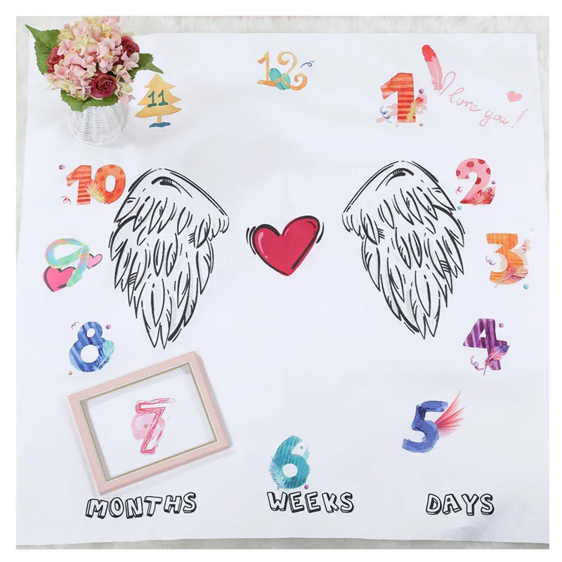 

baby blankets newborn Flower Newborn Infant Baby Blanket Swaddle Organic Muslin Wrap Photography Props #4AA6
