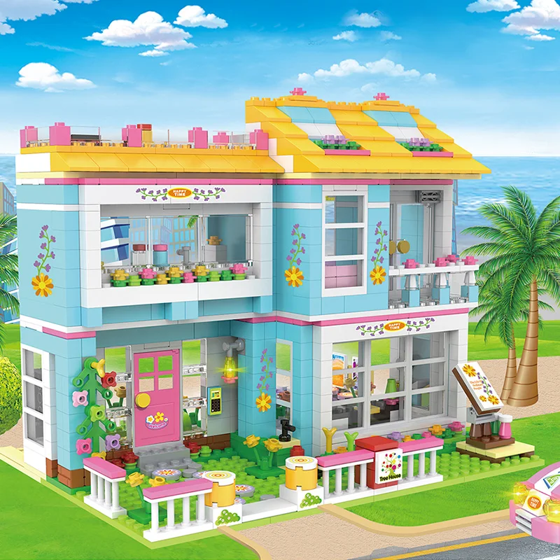 1049 шт. Детский конструктор семейвечерние дом | Игрушки и хобби