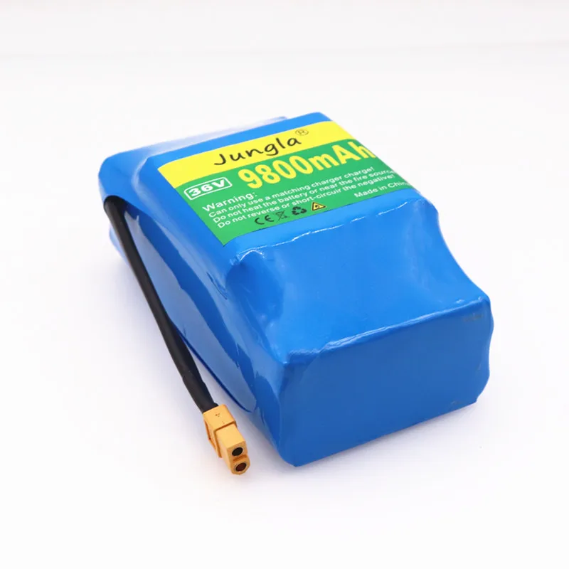 

36V 10S2P lithium L-ion rechargeable battery 9800mAh 9.8AH battery pack for electric self-suction hoverboard unicycle