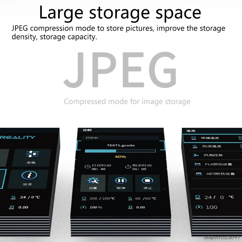 Сенсорная ЖК-панель Creality New Grade A экран дисплея + 4 27 моделей доска для 3D принтера Ender