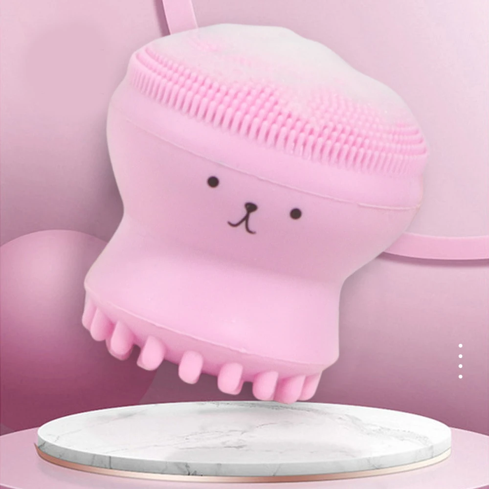 Силиконовая щетка для очищения лица очищающее средство очиститель пор