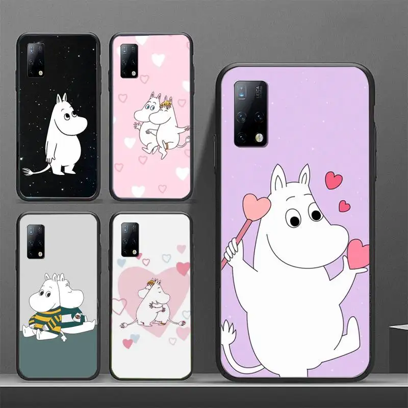 

Moomintroll Cartoon Cute moomines Phone Case for Huawei mate 9 10 lite 20x 30 pro nova 5t y5 y7 y9s prime 2018 2019 Coque