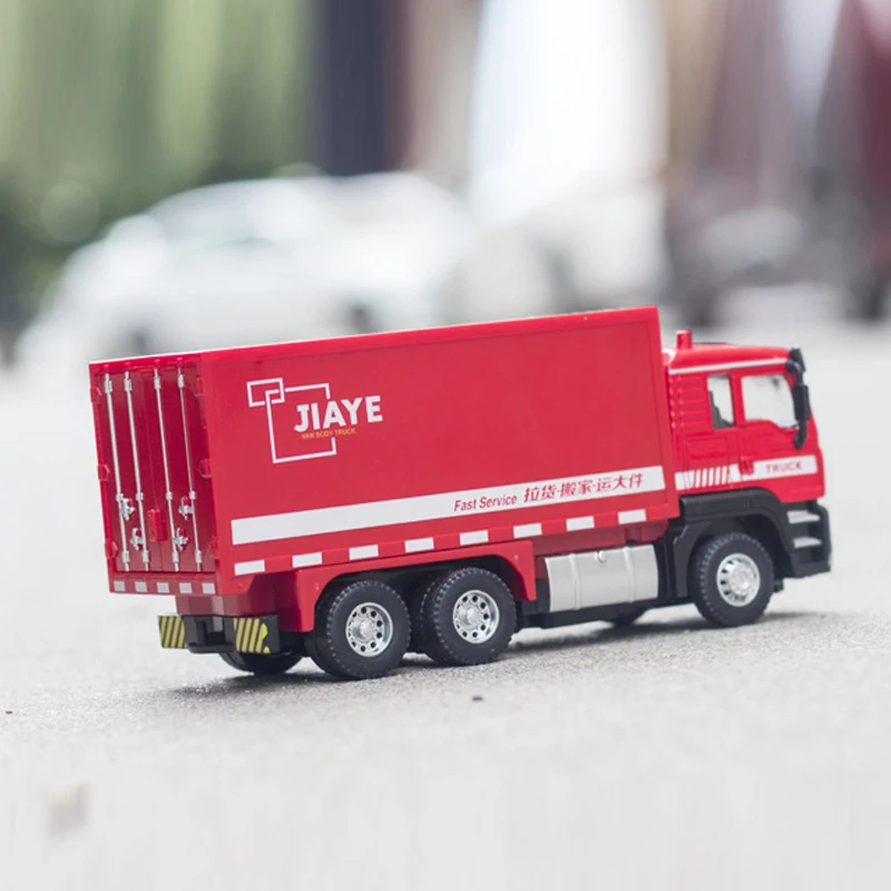 

HOBEKARS 1:50 Simulation Diecasts Model Car Alloy Metal Transport Container Truck Children Toys Vehicles For Kids Birthday Gifts