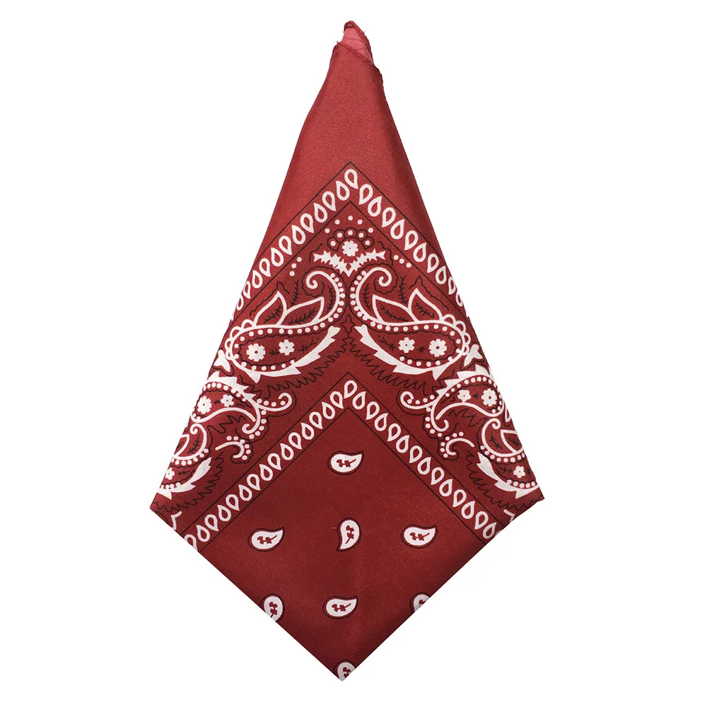 18 шт. всесезонный шарф унисекс с готическим узором бандана из принтованного