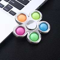 2021 fidget toy simple dimple fat brain fidget spinner relief stress gyro for kids adults edc autism relief hand gifts special