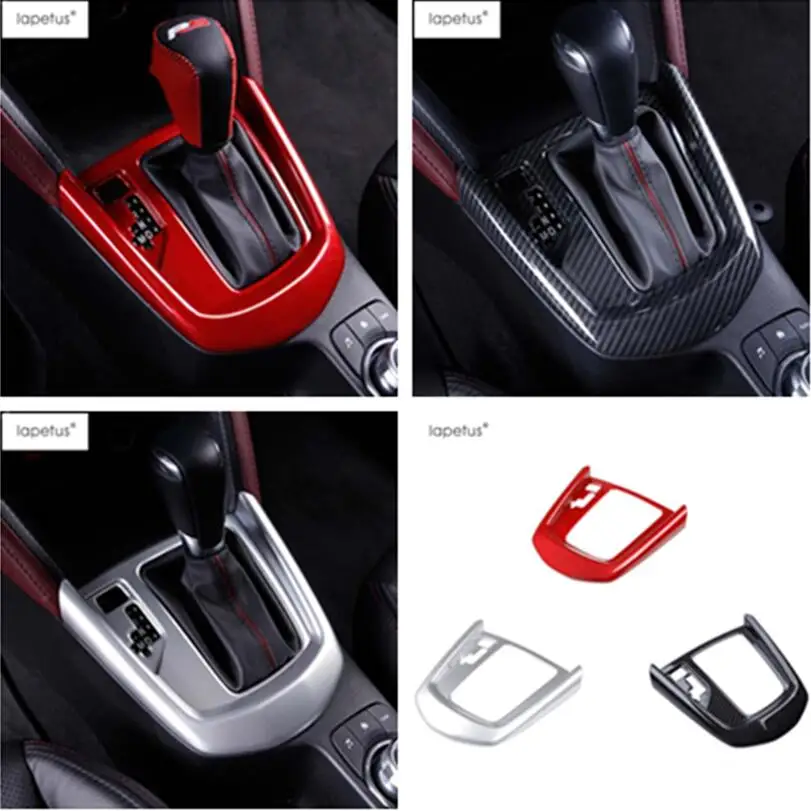 

Lapetus Accessories Fit For Mazda CX-3 CX3 2015 - 2021 ABS Console Gear Shift Box Panel Molding Cover Kit Trim / 3 Color