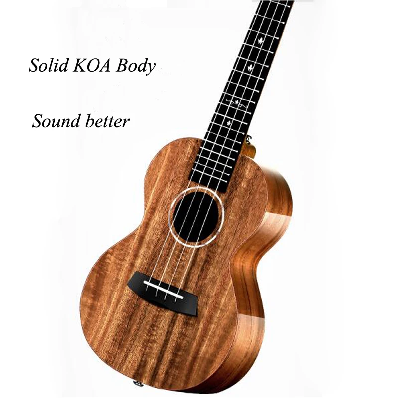 Solid KOA ukulele 23 дюймов 26 дюймов с сумкой аксессуары наборы KAKA kads Ukelele tenor concert ukul Гавайские гитары, музыкальные инструменты