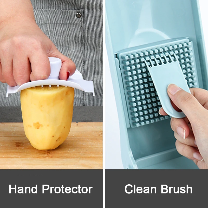 Кухонный Многофункциональный спиральный измельчитель 8 в 1 для овощей фруктов