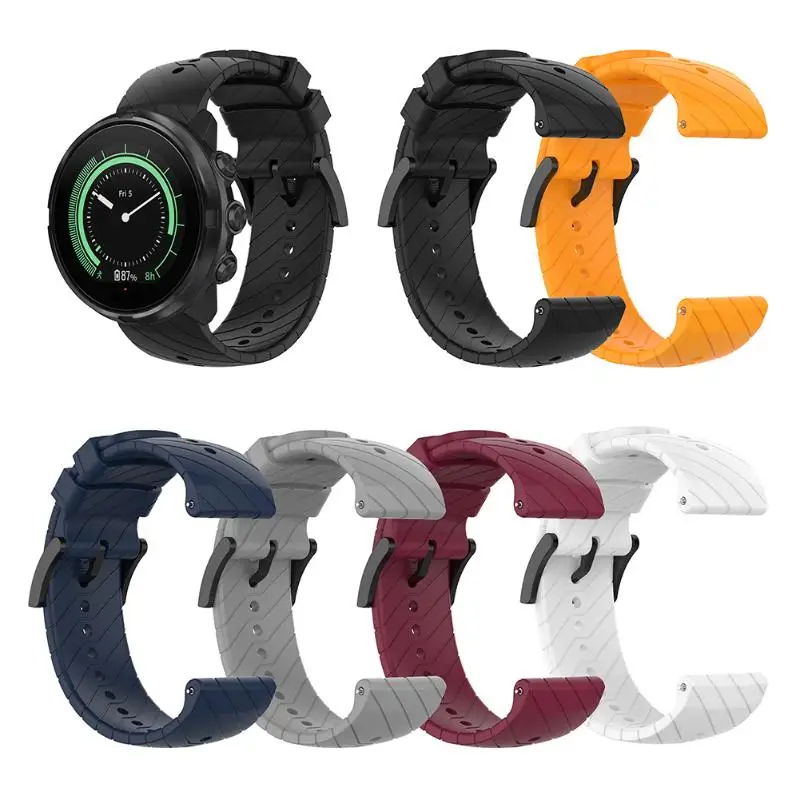 Мягкий силиконовый браслет ремешок с пряжкой для Suunto 9/9 Baro Смарт часы Замена Spartan