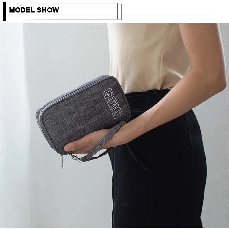 Сумка для кабеля органайзер провода зарядное устройство цифровой USB гаджет