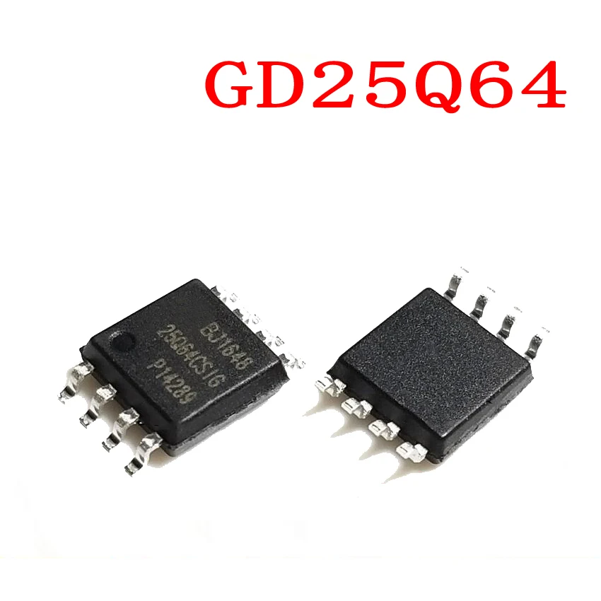 5 шт. GD25Q64 SOP 25Q64 GD25Q64BSIG SOP-8 25Q64BSIG SOP8 64-мегапиксельная вспышка