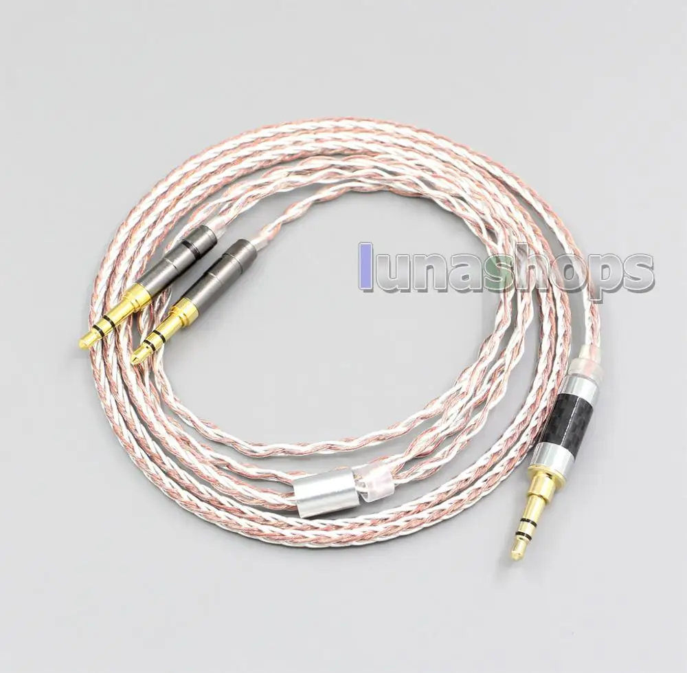 Кабель для наушников LN05363 800 мягкий серебристый + OCC сплав Final Audio Design Pandora Hope vi Denon AH