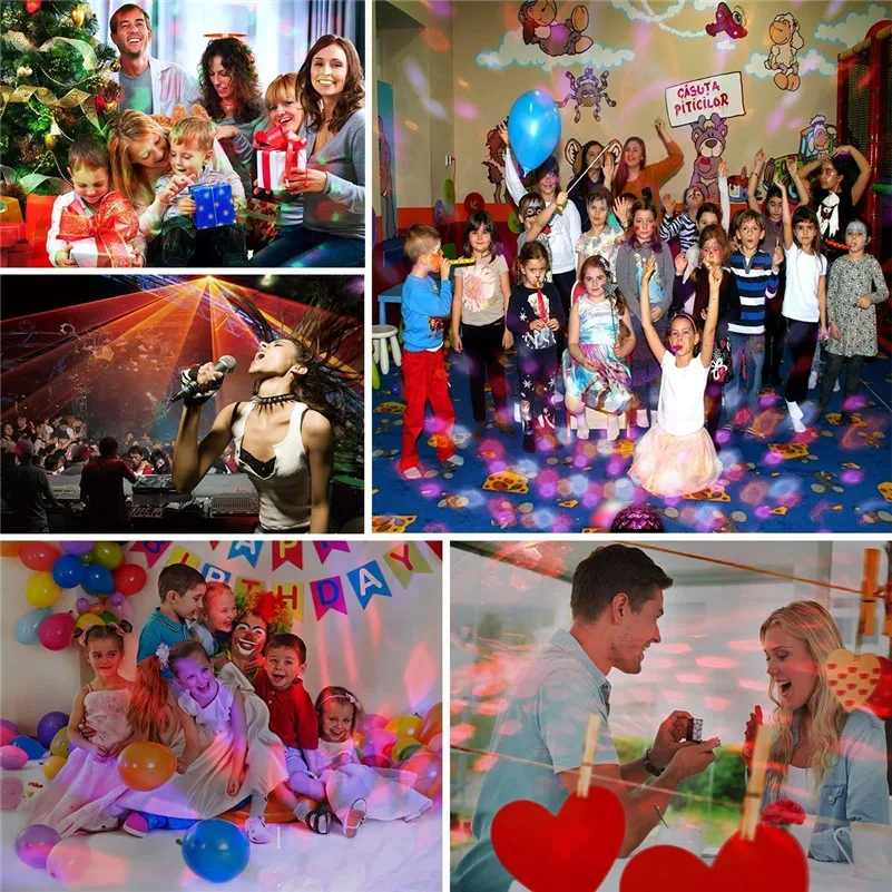 Вращающийся диско шар Fimilo с активацией звуком освещение для диджея сценическое