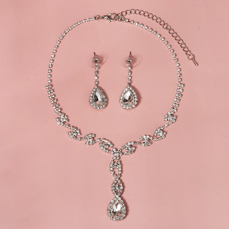 Комплект Украшений С Кристаллами Miallo Для Женщин Элегантное Свадебное Ожерелье И
