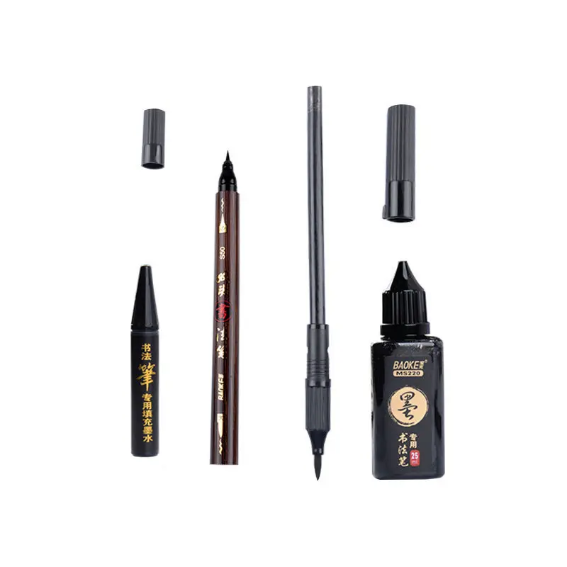 Мягкая ручка для тренировки головы фетровые ручки двойная кисть каллиграфии