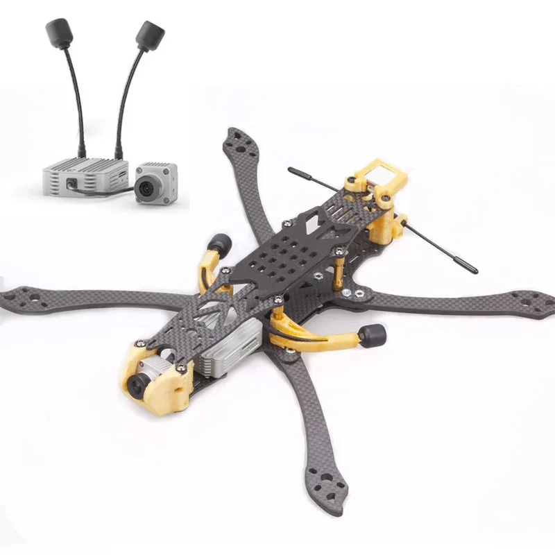 Mr. Croc-HD рамка 5 дюймов \ 6 дюймов \ 7 дюймов из углеродного волокна FPV Гоночная рама беспилотника Фристайл для DJI FPV Air блок DJI цифровая FPV система