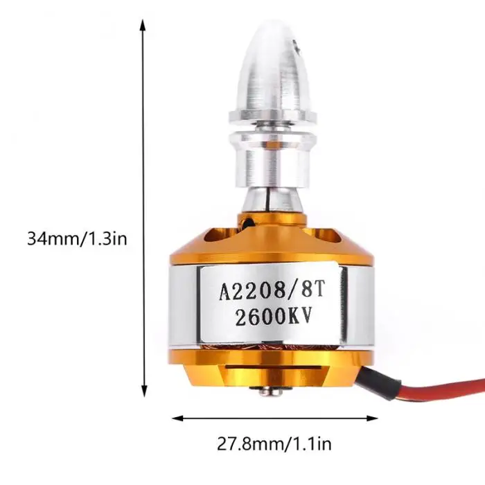 Бесплатная доставка: бесщеточный двигатель RC airplane XXD A2208 Outrunner 1100KV 1400KV 1800KV 2600KV для