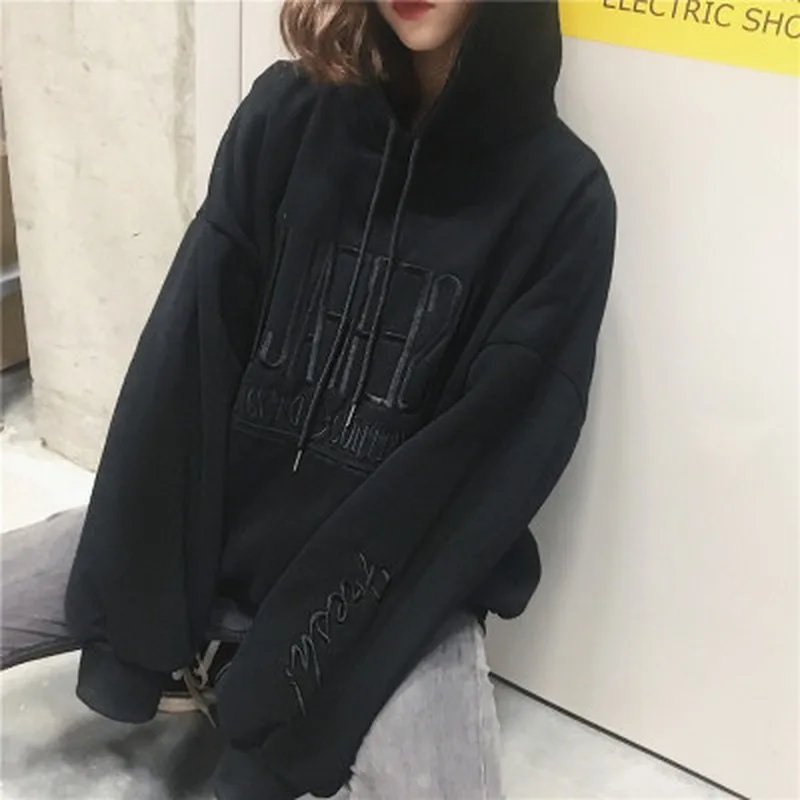 Joinyouth Harajuku корейские толстовки осень зима теплые пуловеры Свободные Твердые