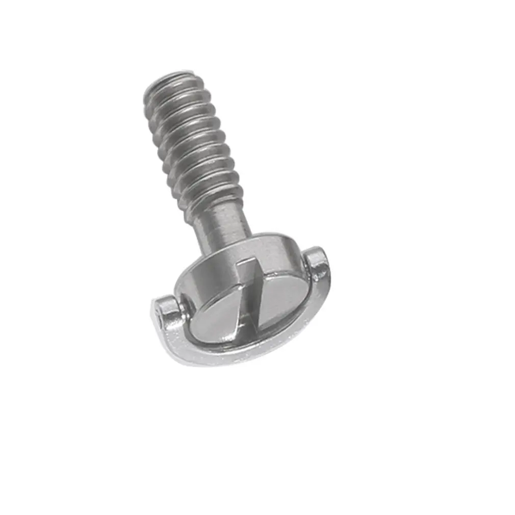 

1/4 inch stainless steel long screw SLR camera tripod PTZ screw quick release plate word screw