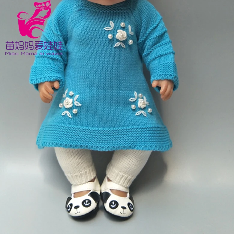 Кукольная одежда bebe для детей 43 см кукольный свитер шапка шарф комплект