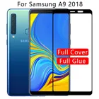 Закаленное стекло с полным покрытием для Samsung A9 2018 galaxy a9 a920, Защитная пленка для экрана Galaxy a 9 9a a92018, стеклянная пленка, 2 шт.