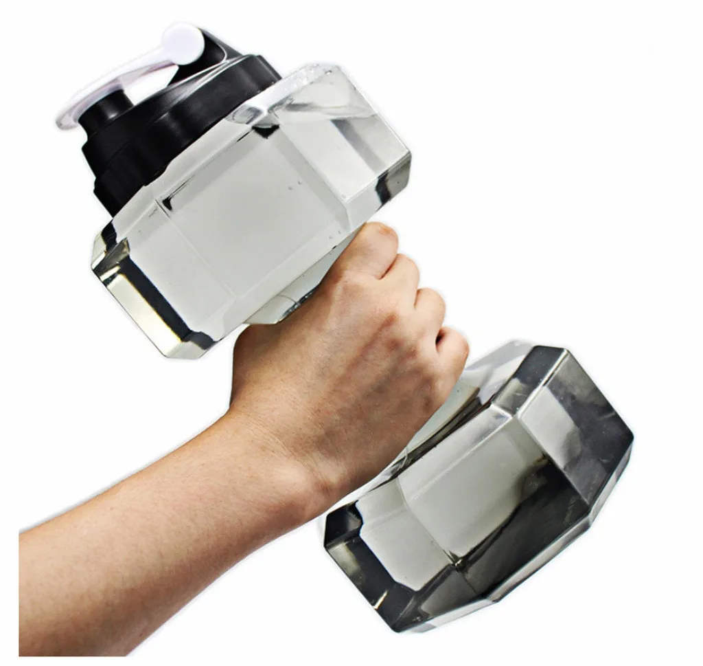 Л спортивные бутылки для воды гантелей Спортивная бутылка тренажерного зала