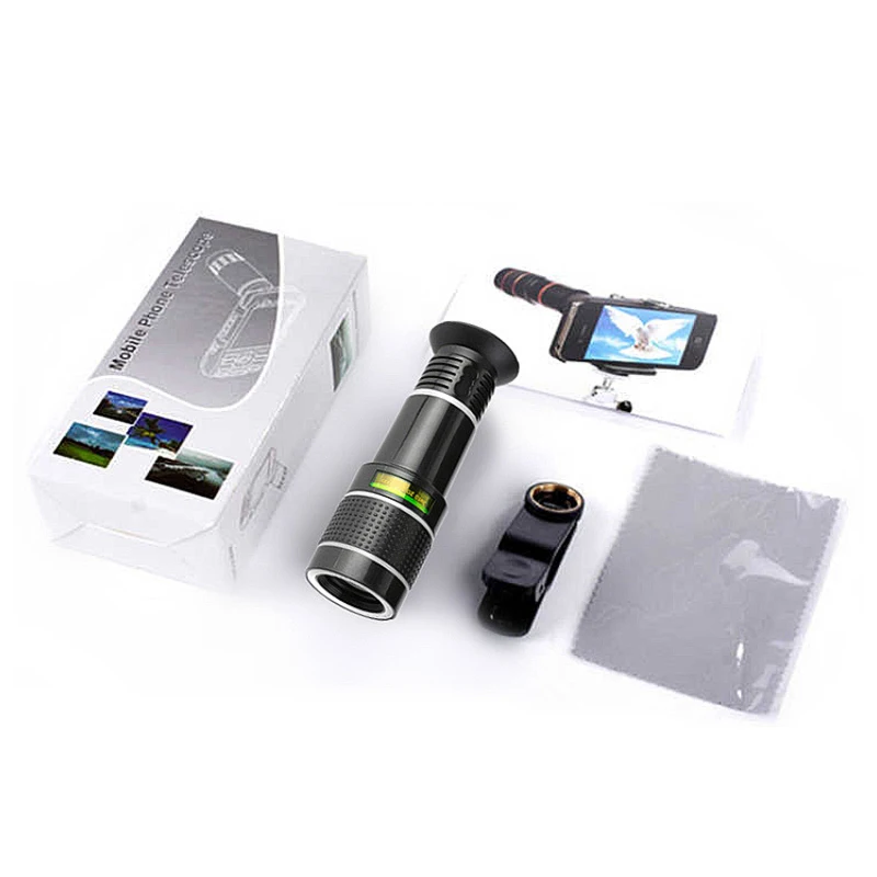 IN STOCK! 20X Zoom Phone Camera Lens Telephoto HD Monocular Telescope Holder For iPhone Samsung | Мобильные телефоны и