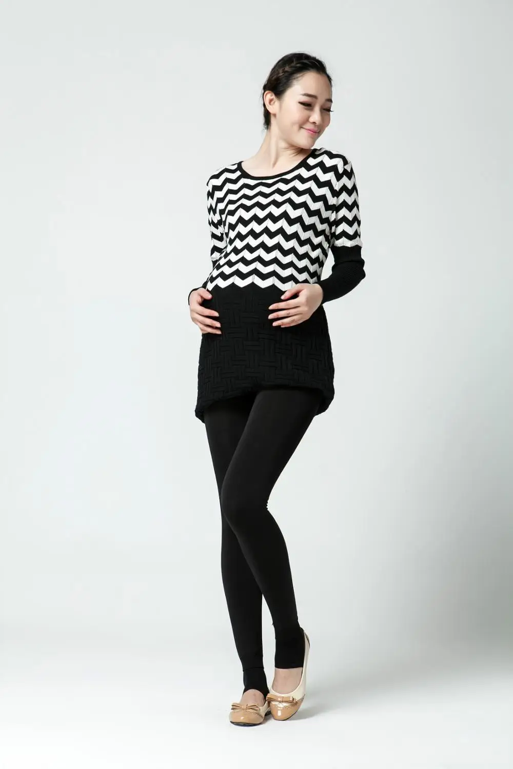 Fashion new Winter Maternity Skinny Legging Korean Slim Pencil Pants Clothes for Pregnant Women Thicken Warm Pregnancy | Мать и ребенок