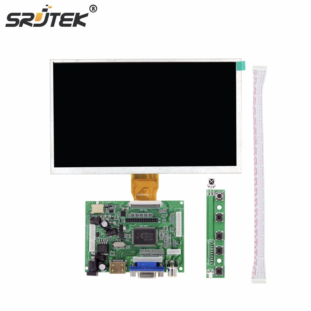 

Srjtek 9.0 INCH Display LCD TFT Shield Display Module HDMI+VGA+Video Driver Board for Raspberry Pi