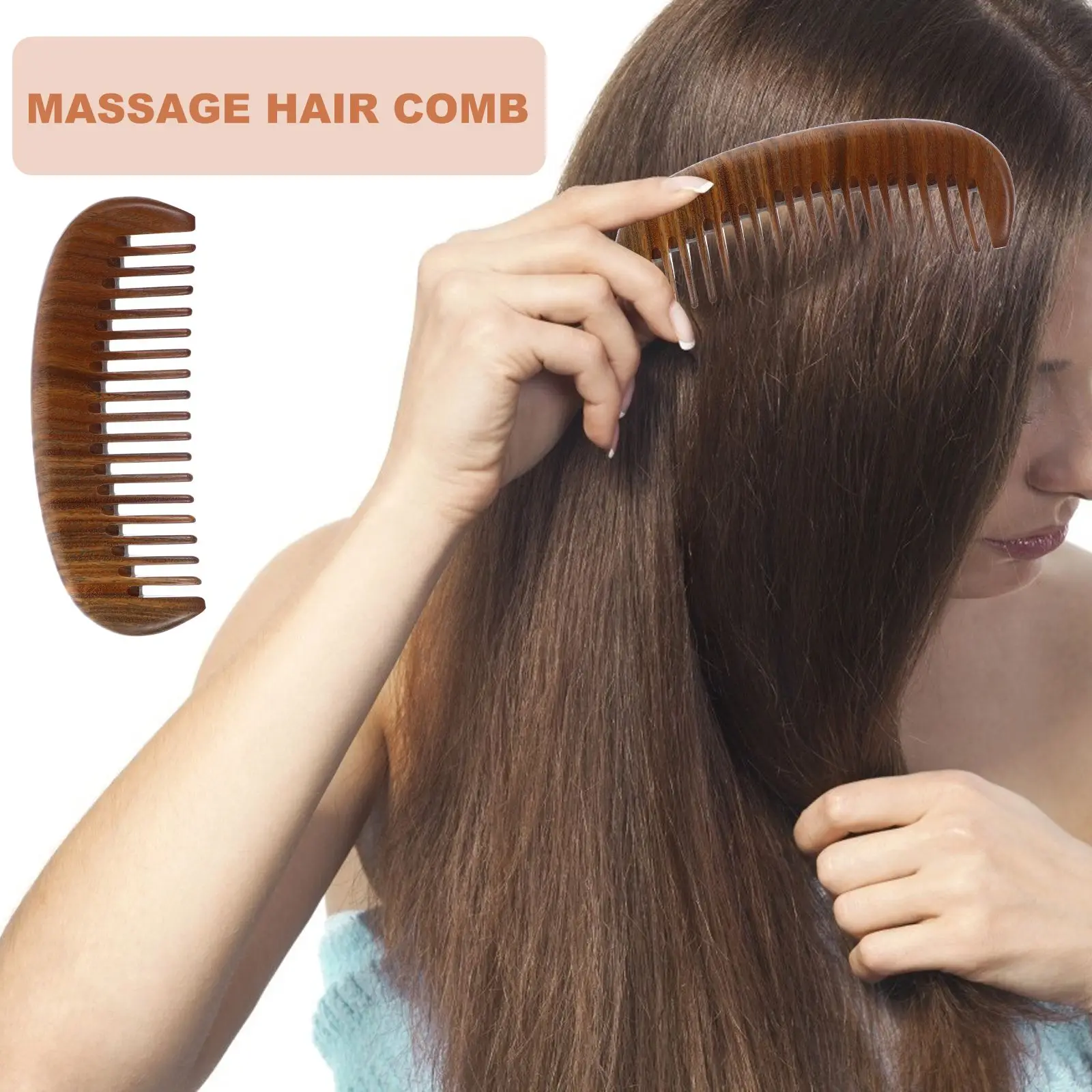 

Retro Verawood Comb Fashion Carved Comb Scalp Massage Comb Creative Hair Comb Carved Hair Comb Massager For Indoor Outdoor