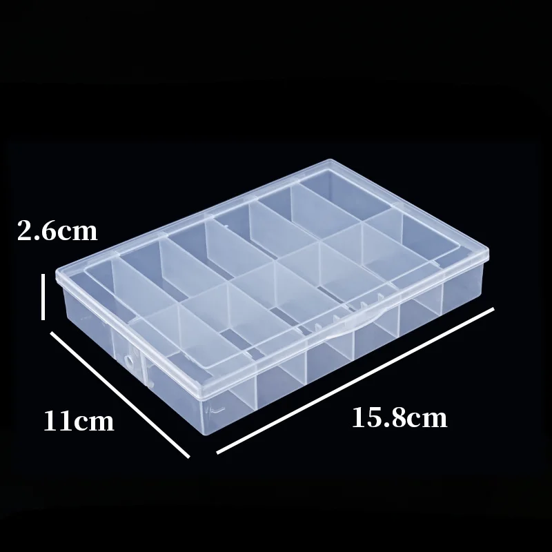 12 ячеек чехол для хранения искусства ногтей искусство искусственных коробка