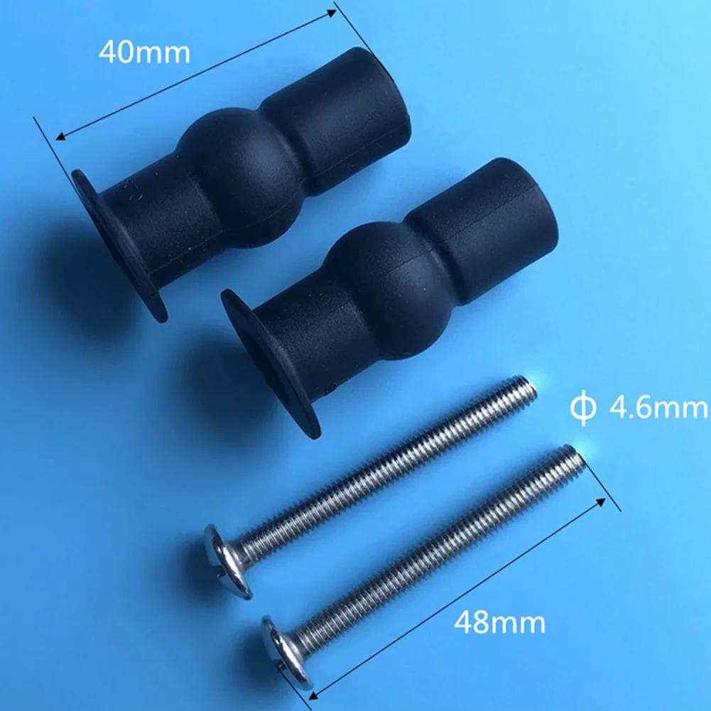 

1Pair Expansion Screw Universal Fixing Toilet Seat Rubber Top Bungs Home Professional Universal Household Bathroom Components