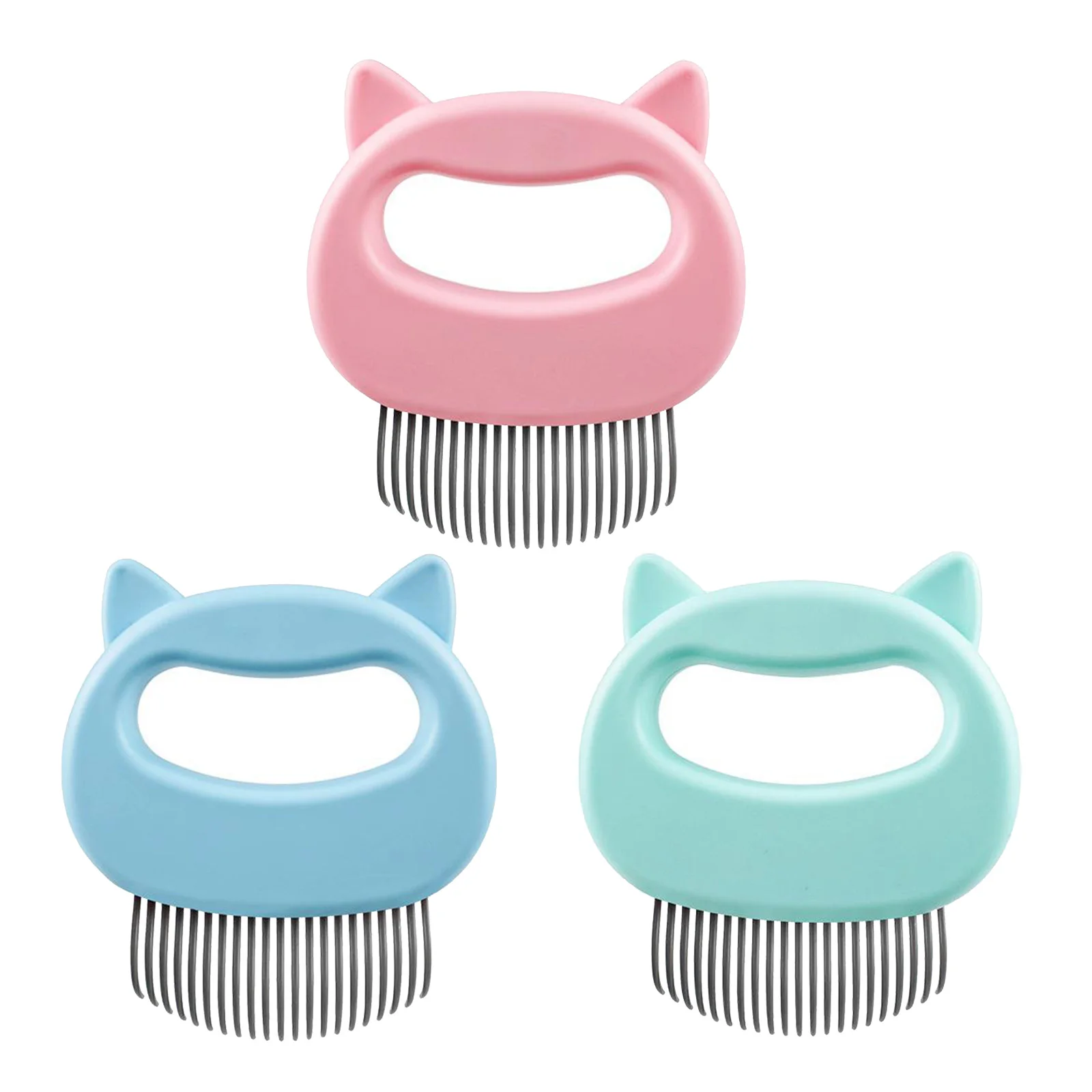 

Pet Cat Dog Hair Brush Grooming Brush Shell Shape Hair Comb Removal Knot Massage