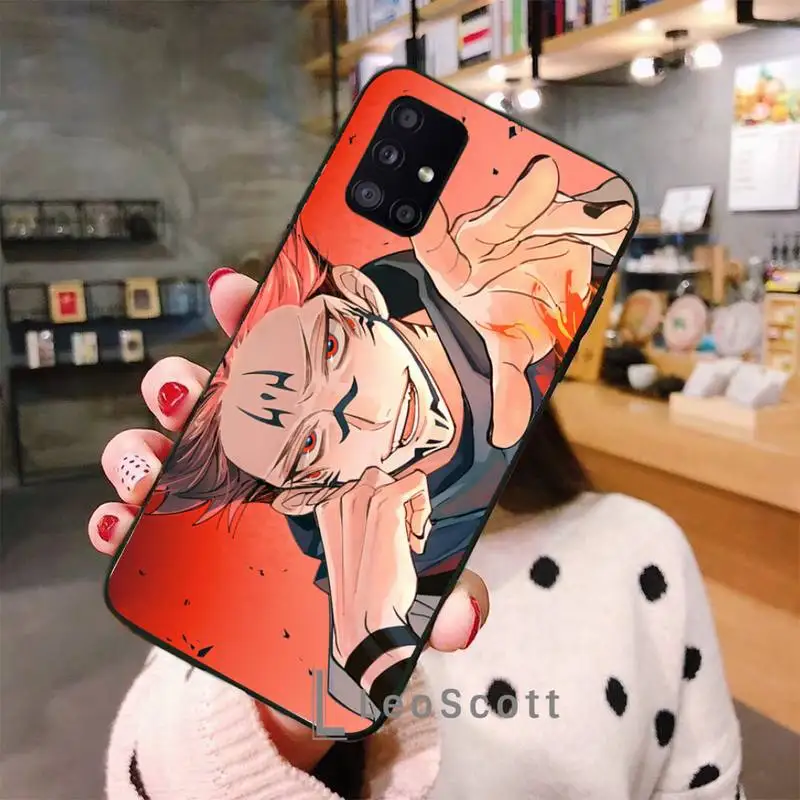 

Animados Jujutsu Kaisen Phone Case For Samsung A40 A50 A51 A71 A20E A20S S8 S9 S10 S20 Plus note 20 ultra 4G 5G
