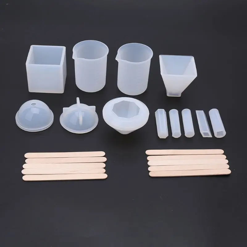 

УФ-эпоксидная форма DIY Подвеска Аксессуары для изготовления ювелирных изделий Кристальные силиконовые прозрачные формы полимерные художе...