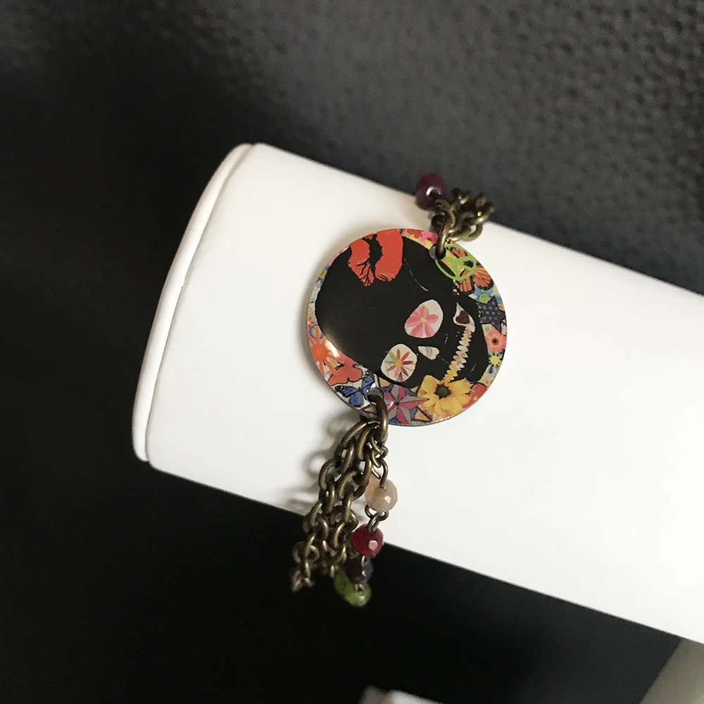 VJ Модные ручной работы винтажные аксессуары из трех частей ожерелье серьги