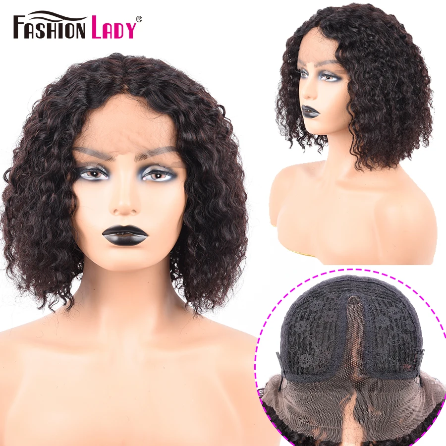 Short Curly Human Hair Wigs For Black Women Pixie Cut Spanish Wave Summer Fashion Lady Remy Brazilian Full Machine Made Wigs