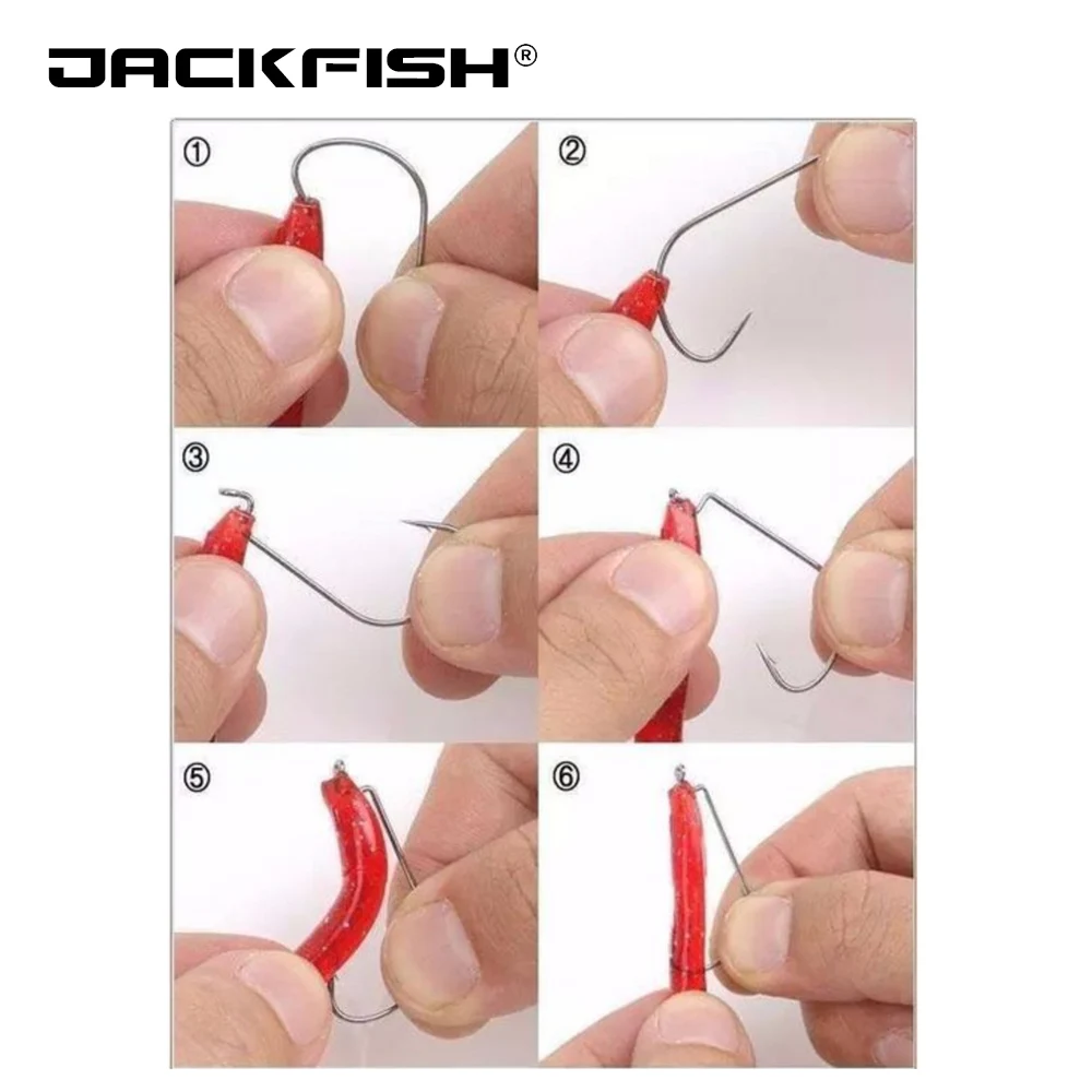 JACKFISH 50 шт./лот из высокоуглеродистой стали рыболовные крючки черные кривошипы острые Крючки супер большой черный широкий Кривошип крюк джиг голова