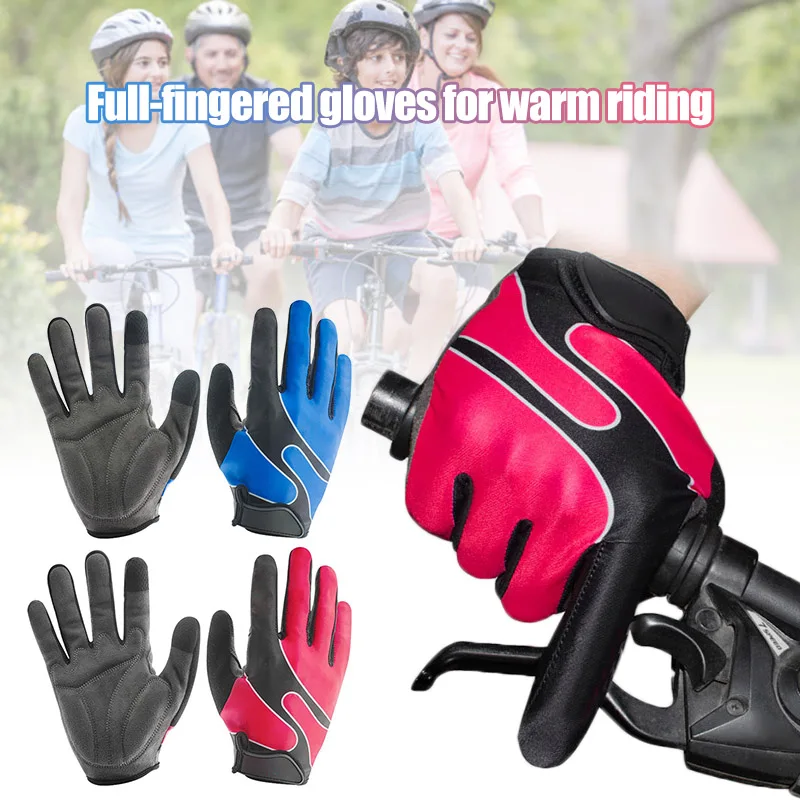 

Full Finger Warm Riding Gloves High-elastic Breathable Anti-slip Outdoor Gloves WHShopping