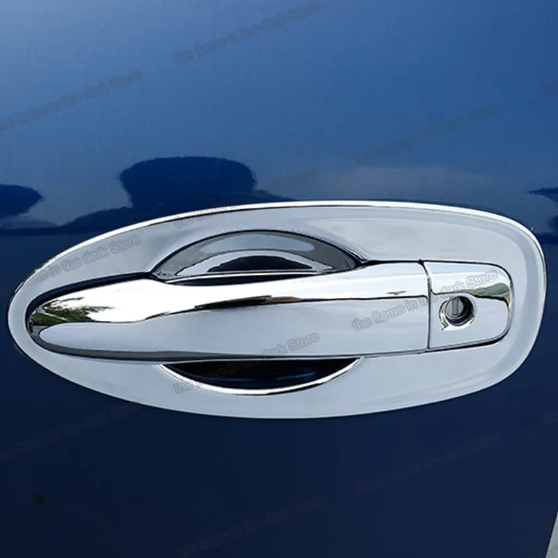 

Lsrtw2017 Car Exterior Door Handle Bowl Frame Cover Chrome Trim for Renault Kadja 2016 2017 2018 2019 Accessories Auto Parts