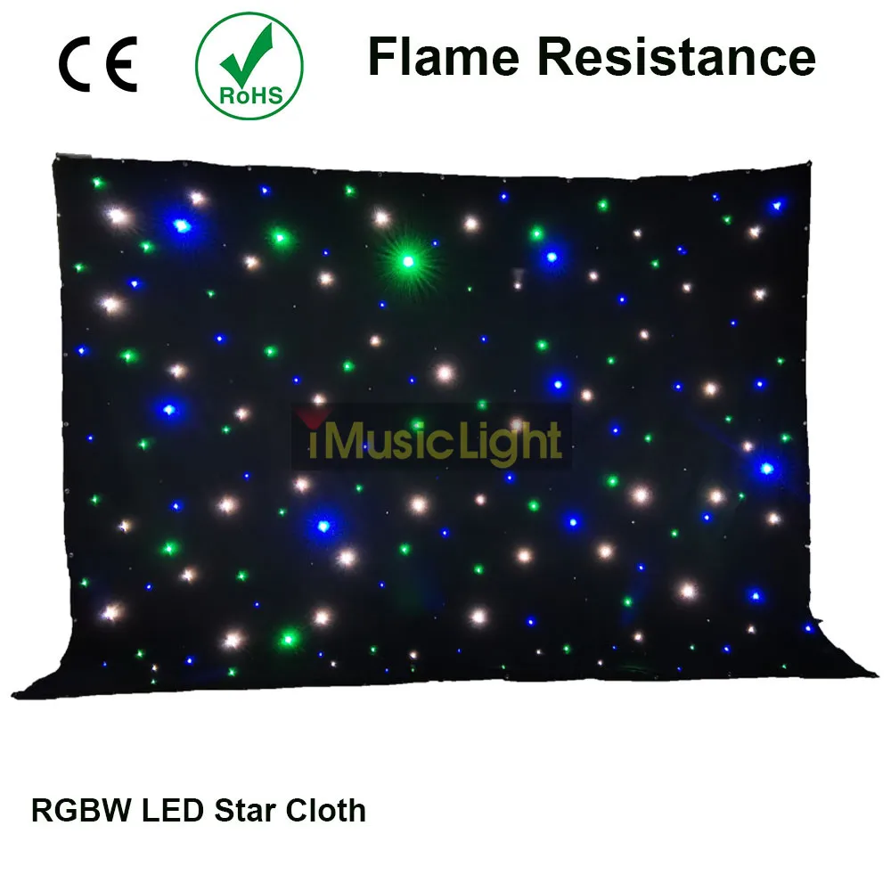 Контроллер 3x8Mtr RGBW Starcloth LED Drape Matrix led Twinking Cloth inc | Лампы и освещение