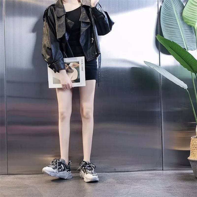 Высококачественные женские кроссовки на платформе женская обувь дышащие