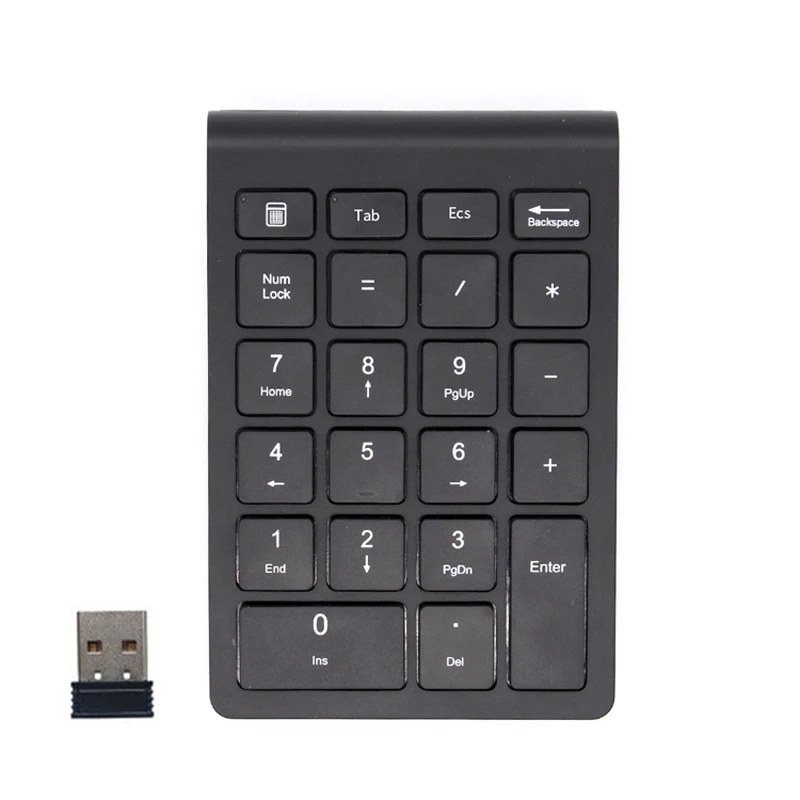 Bluetooth клавиатура 22 клавиши 2 4G беспроводная цифровая мини для