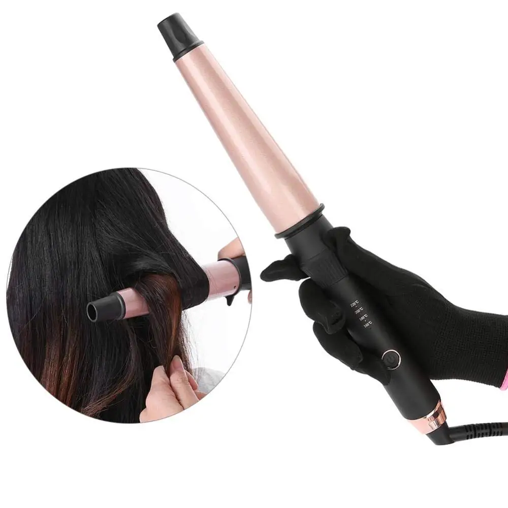 

Hair Curler for Beach Waves Tourmaline Ceramic wand Curling Iron with Dual Voltage for Travelling Roller Irons