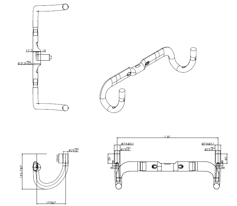 2020 горячий углеродный руль велосипеда компактный дизайн аэрокарбонат велосипед