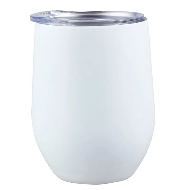 Бокал винный из нержавеющей стали 12 унций вакуумная изоляция с крышками двойная