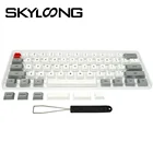 Клавиатура Механическая игровая SKYLOONG PBT с 616468 клавишами, аксессуары для клавиатур Gateron Switch, для GK61, SK64, GK68